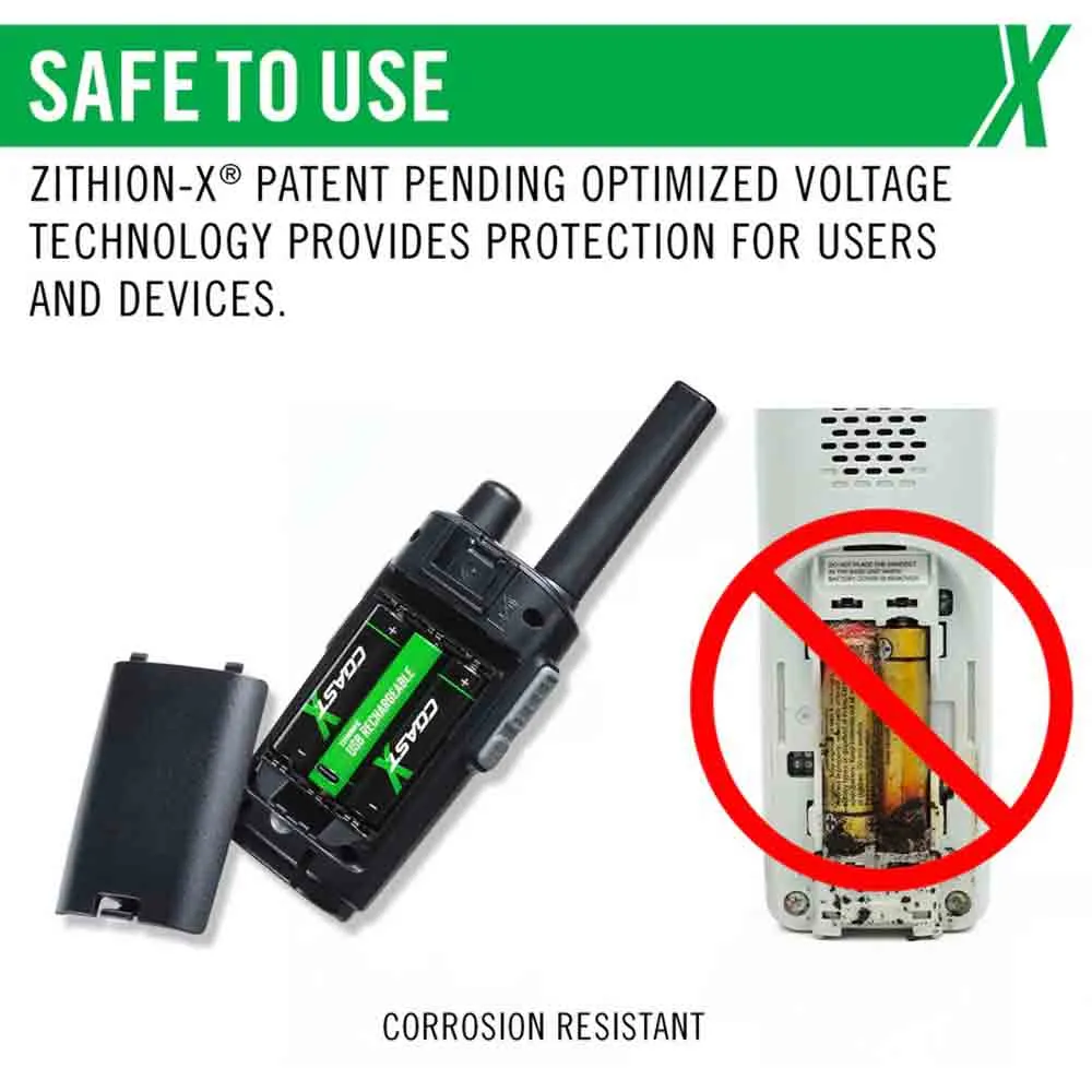 【永久保養 Lifetime Warranty】AA Zithion-X R USB-C Ported Battery