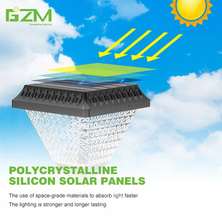 مصباح جداري شمسي موفر للطاقة  Solar Wall Light Garden Patio Lawn