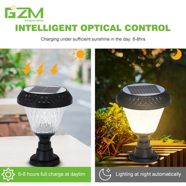 مصباح جداري شمسي موفر للطاقة  Solar Wall Light Garden Patio Lawn