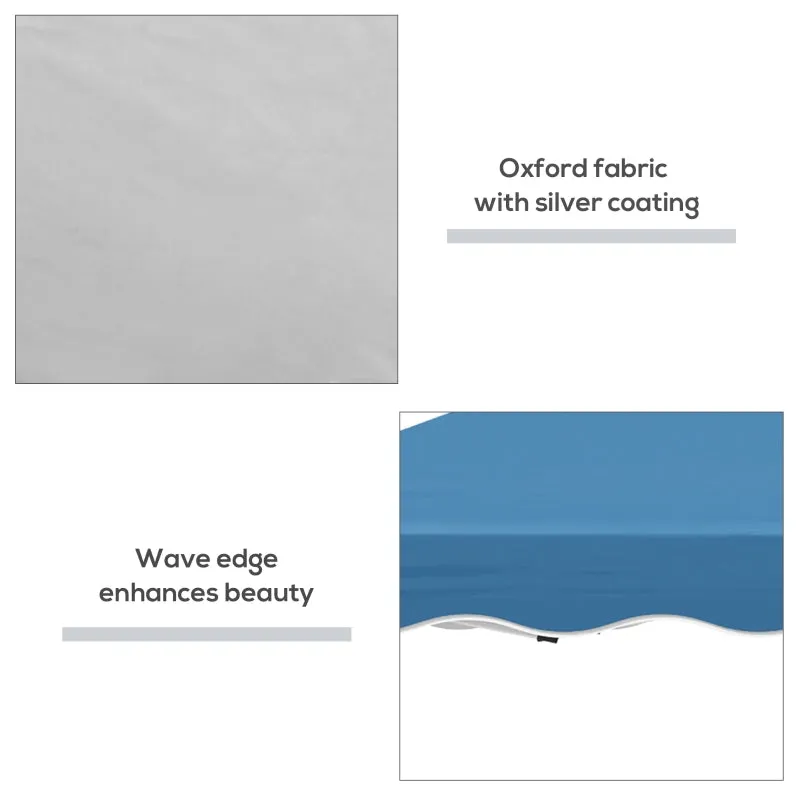 10' x 10' Pop Up Canopy Tent - Blue