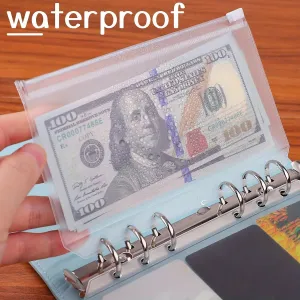 12pcs A6 Size Binder Pockets Budgeting Envelopes  Filing Bags
