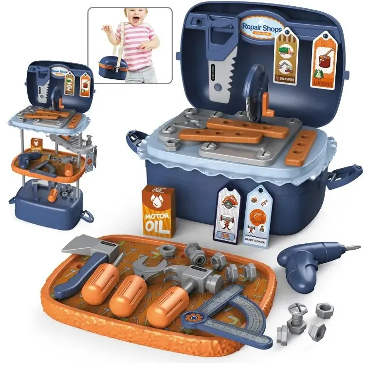 3-in-1 Portable Kids Tool Workshop