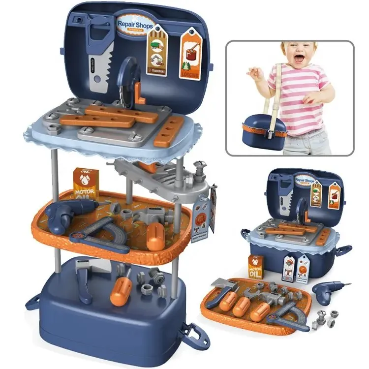 3-in-1 Portable Kids Tool Workshop