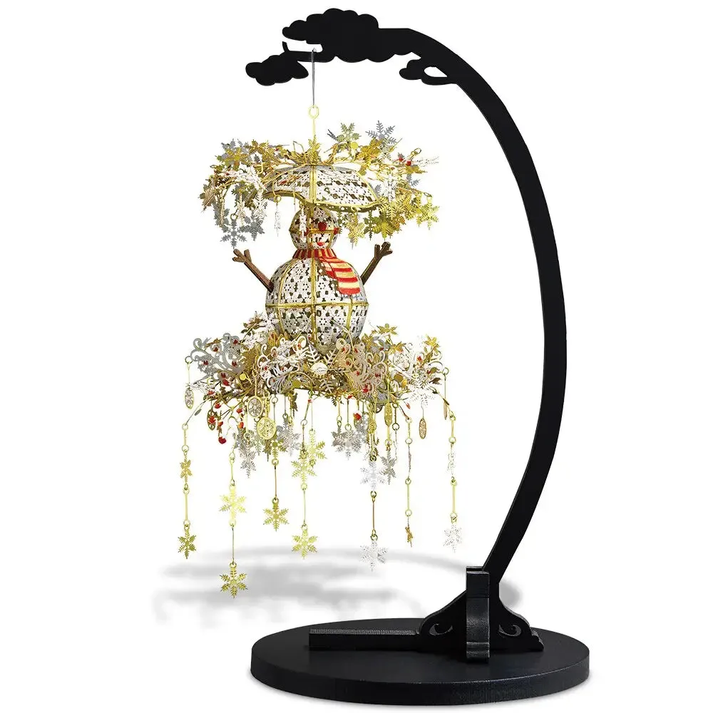 3d Metal Puzzle Different Season Lantern Model Kits for Adult Diy Building Kits Decoration Gift for Kids