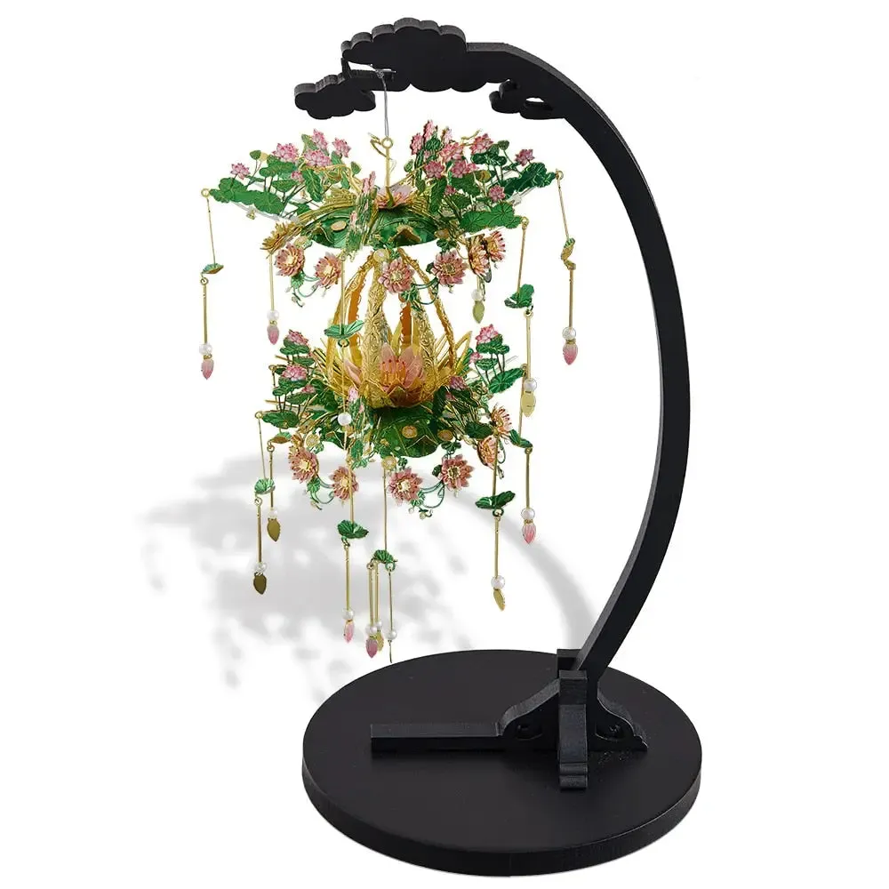 3d Metal Puzzle Different Season Lantern Model Kits for Adult Diy Building Kits Decoration Gift for Kids