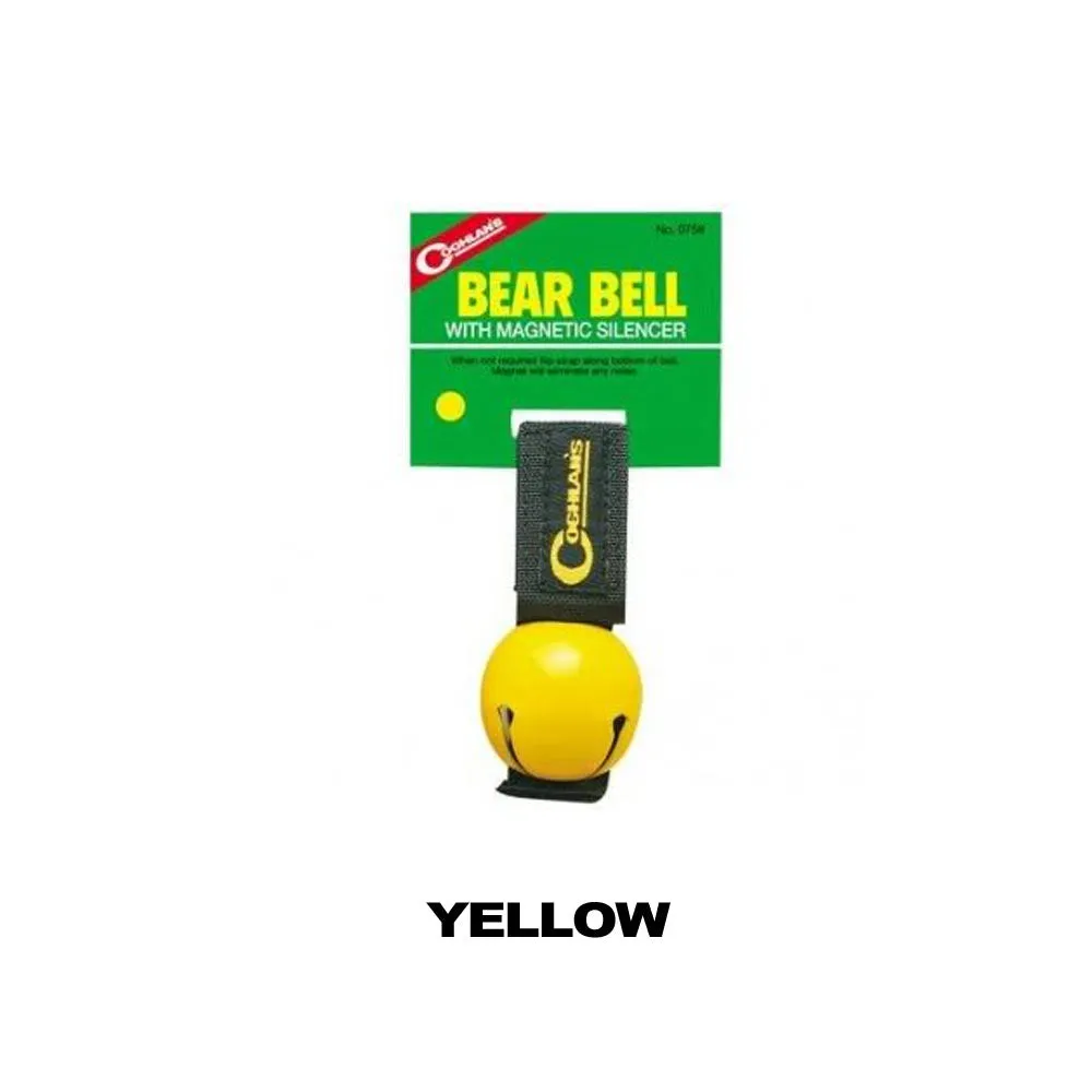 4 Pc Coghlans Bear Bell Magnetic Silencer Hiking Safety Survival Attack Dog Bell
