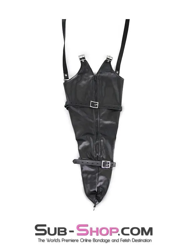 7303M      Ultimate Fantasy Zippered Single Glove Bondage Armbinder with Locking Straps