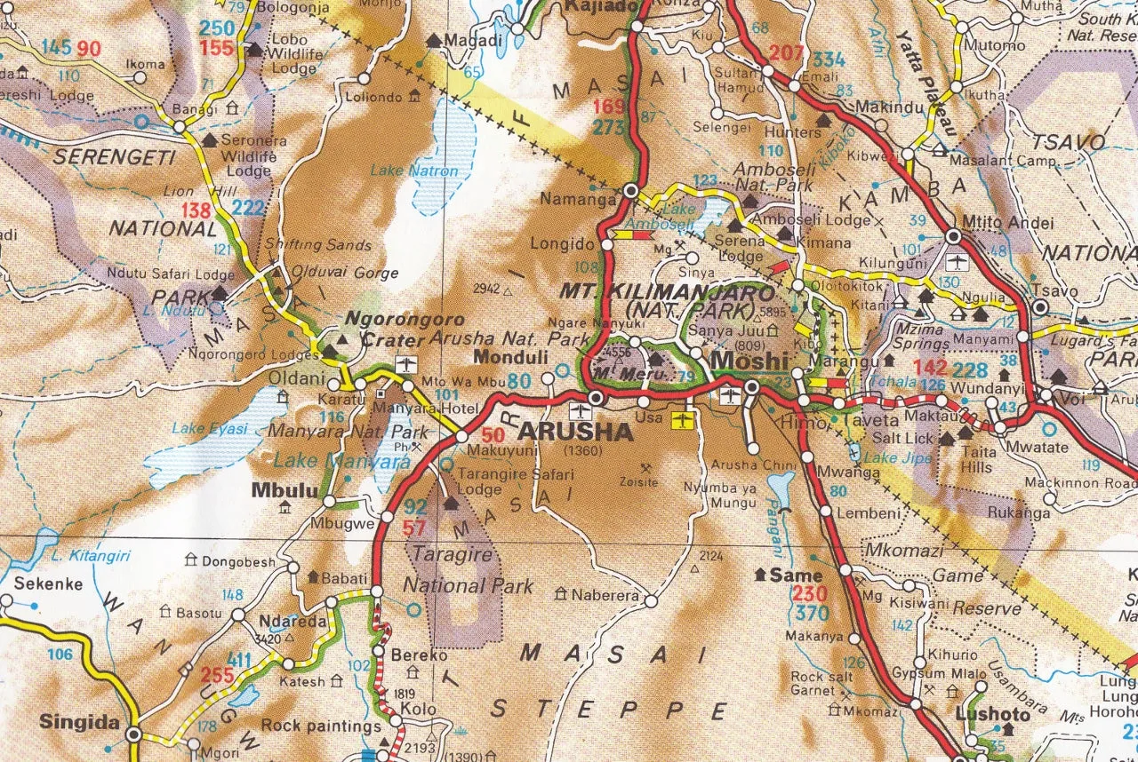 Africa Central & Southern Michelin Map 746