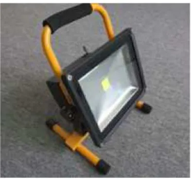Aiko 10W LED Rechargeable Sport Lamp Flood Light | Model : LED-GYRLF10A2