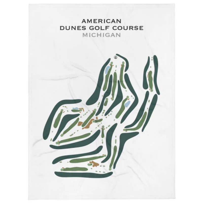 American Dunes Golf Course, Michigan - Printed Golf Courses