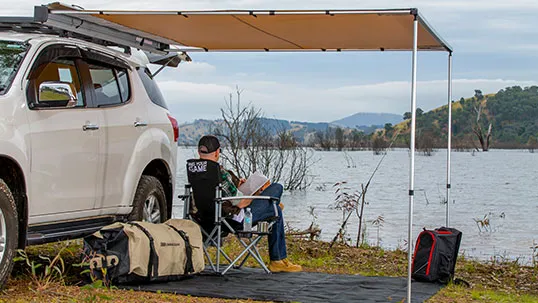 ARB Aluminium Hard Case Awning With Light Kit 2.5M X 2.5M