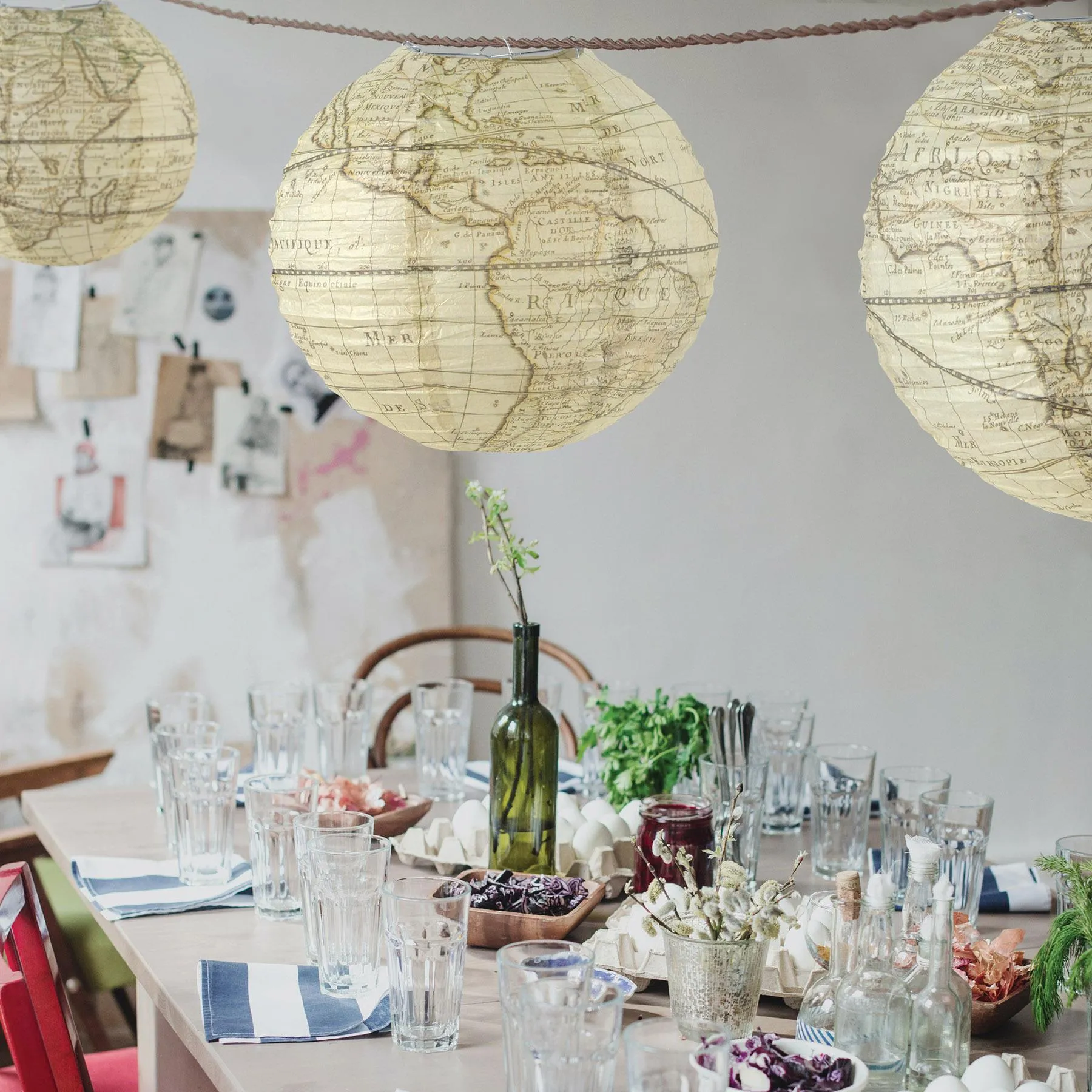 Around The World Party Paper Lantern