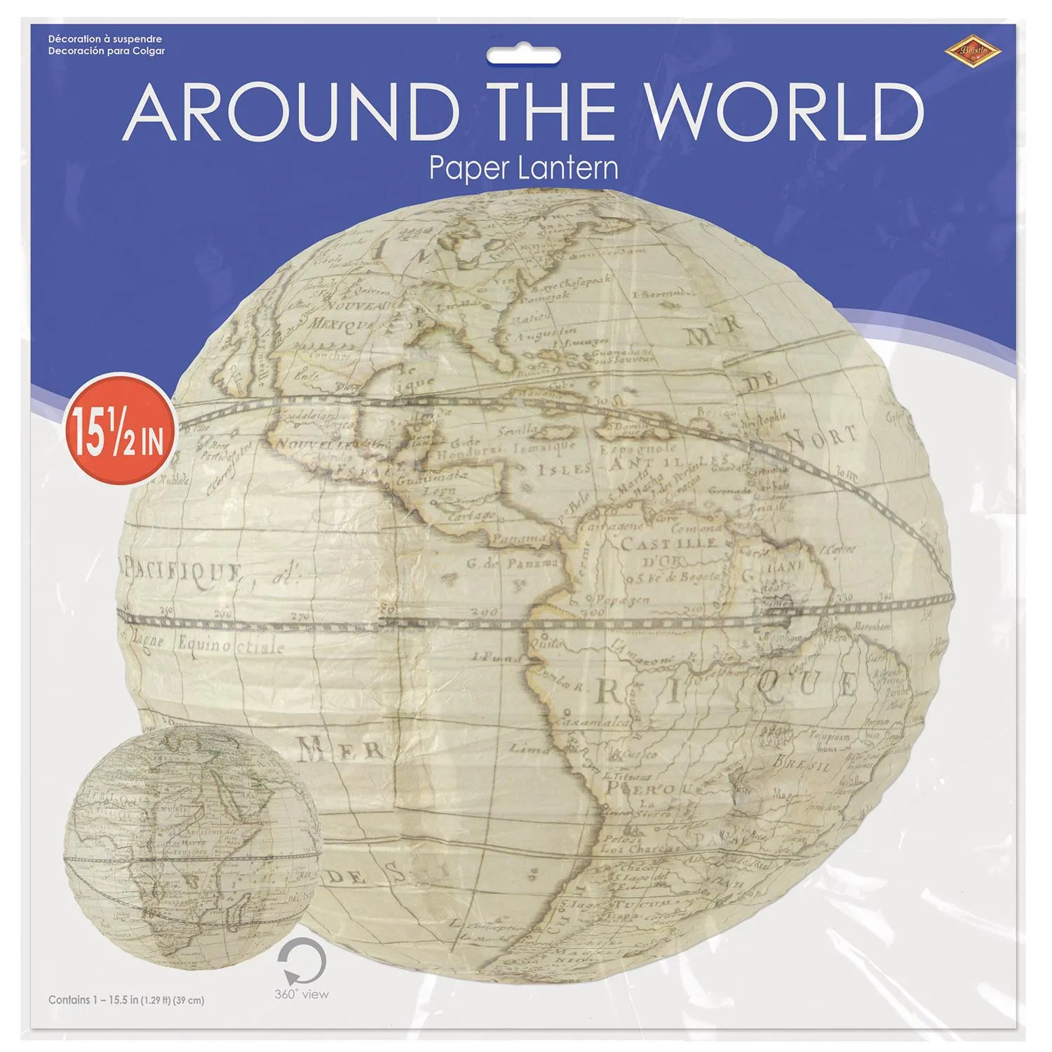 Around The World Party Paper Lantern