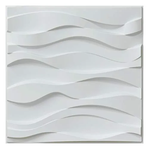 Art3d A10041 Decorative PVC 3D Wall Panels, 32 Square Feet, Wave 4