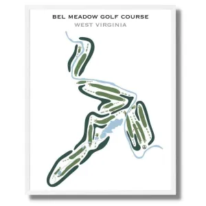 Bel Meadow Golf Course, West Virginia - Printed Golf Courses