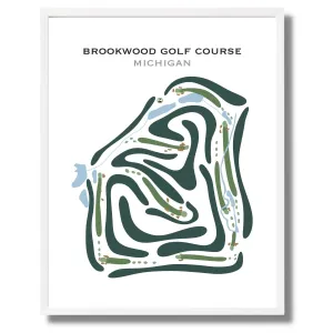 Brookwood Golf Course, Michigan - Printed Golf Courses