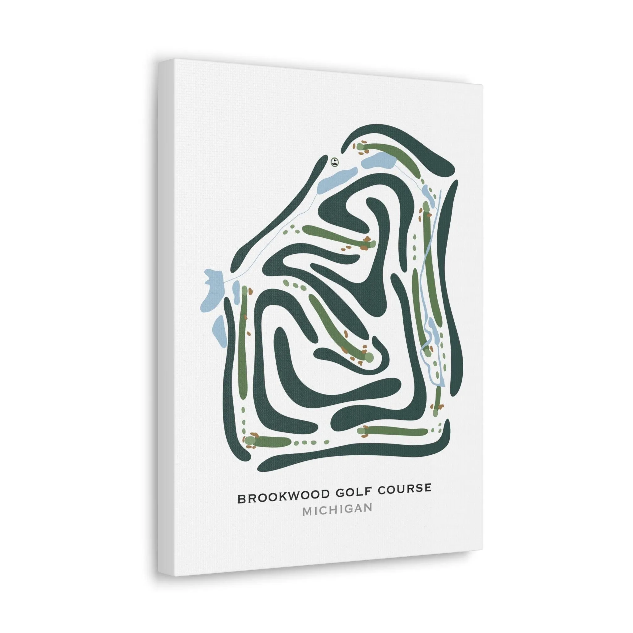 Brookwood Golf Course, Michigan - Printed Golf Courses