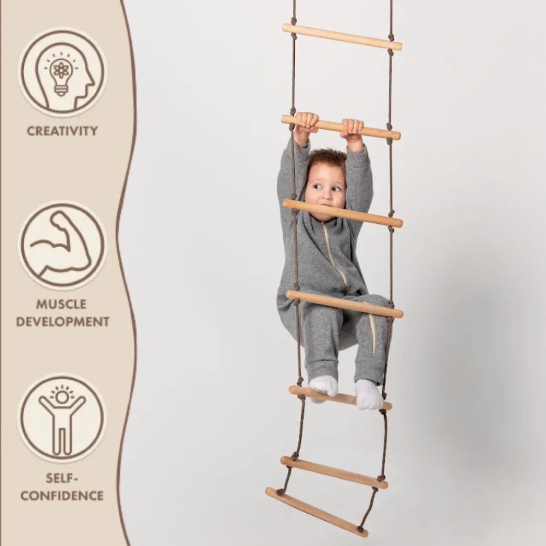 Climbing Rope Ladder for Kids 3-9 Y.o.