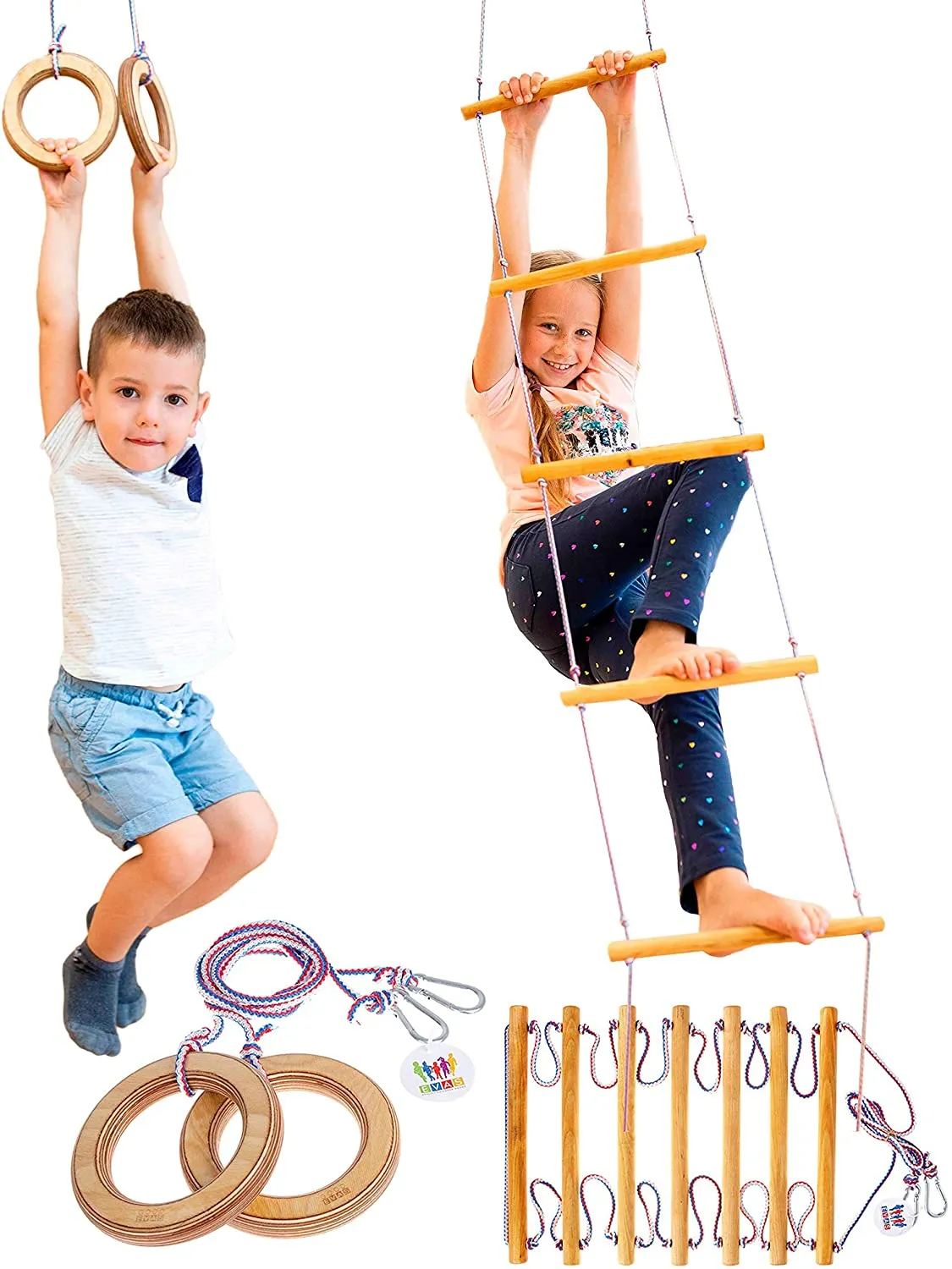 Climbing Rope Ladder for Kids 3-9 Y.o.
