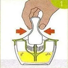 Cooking Oil Dispenser With Barbeque Brush