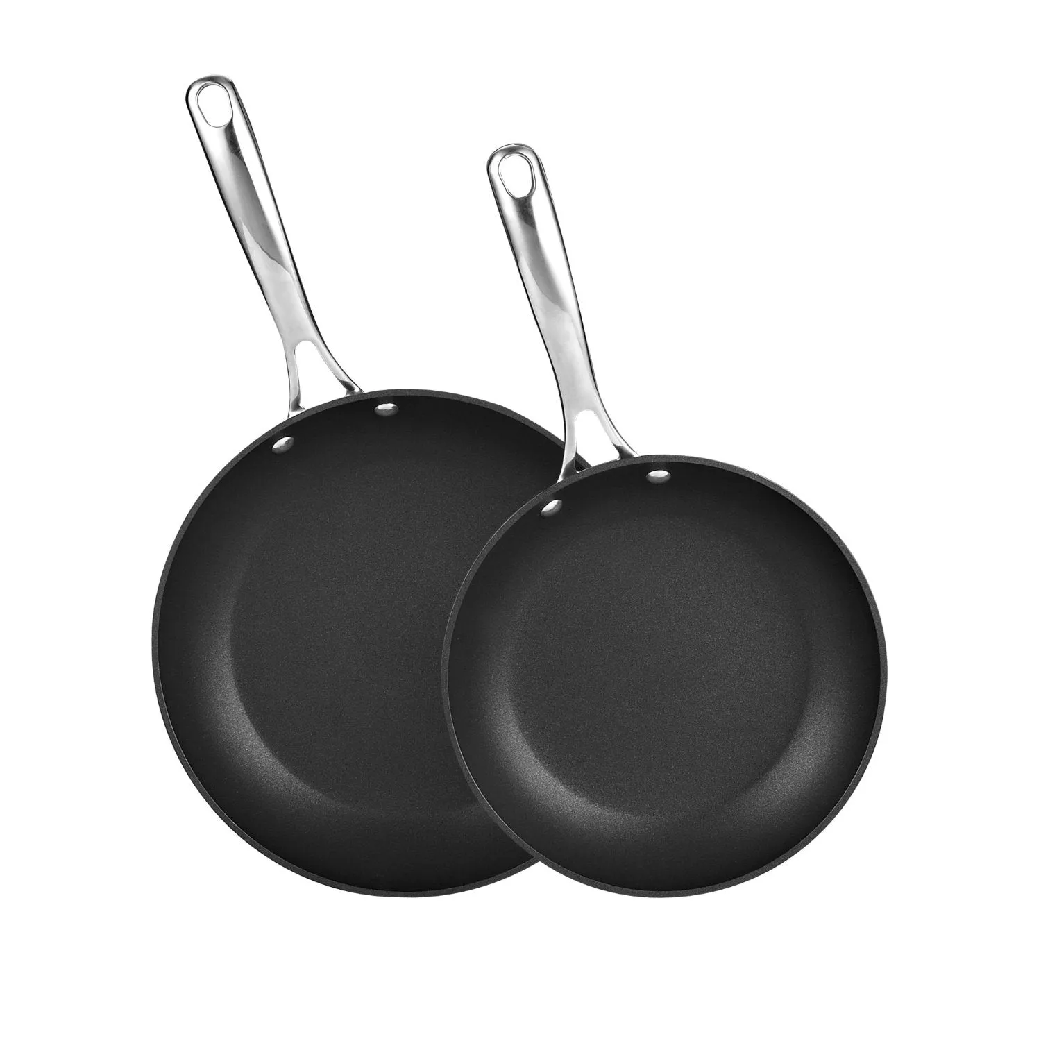 Cooks Standard 2-Piece Hard Anodized Nonstick Fry Pan Set, 9.5"/11"
