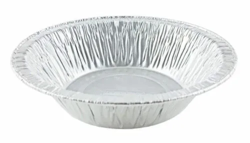 Durable 4 7/8" Foil Tart Pan 1 1/4" Deep w/Clear Dome Lid 50/PK