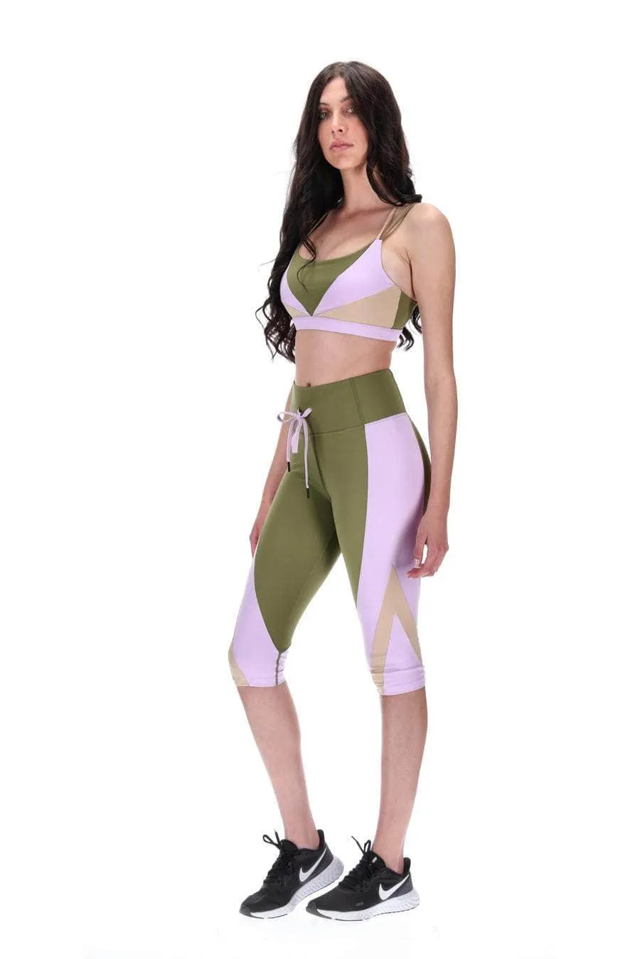 Dynamic 3/4 Legging Lilac
