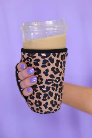 Everyday Leopard Drink Sleeves. 22-24 oz