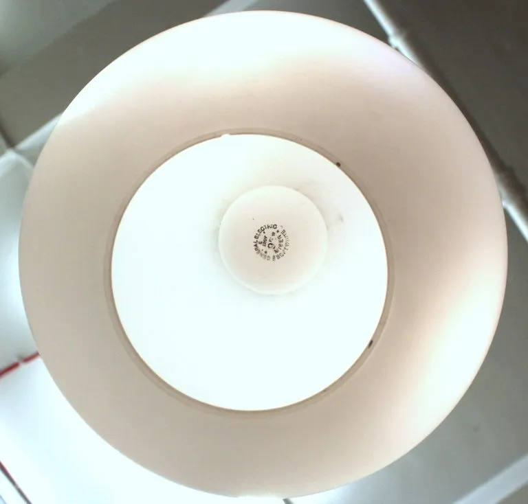 Frosted Glass Pendant Attributed to Attributed to Stilux