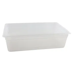 FULL SIZE -Polypropylene Gastronorm Pan 150mm Deep Clear
