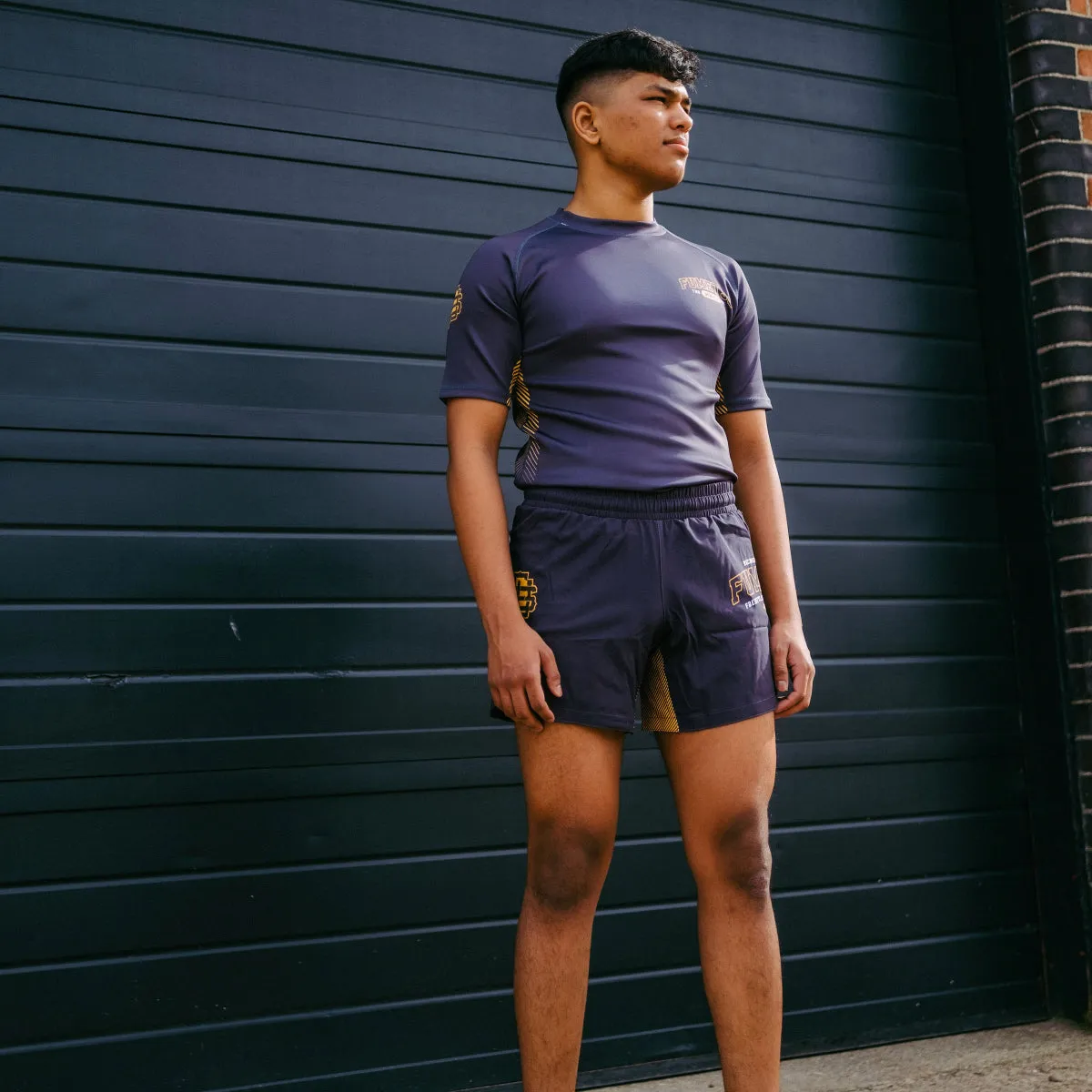 Fumetsu Varsity V-Lite Fight Shorts Grey