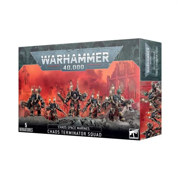 Games Workshop - Warhammer 40000 : Chaos Space Marines - Chaos Terminator Squad