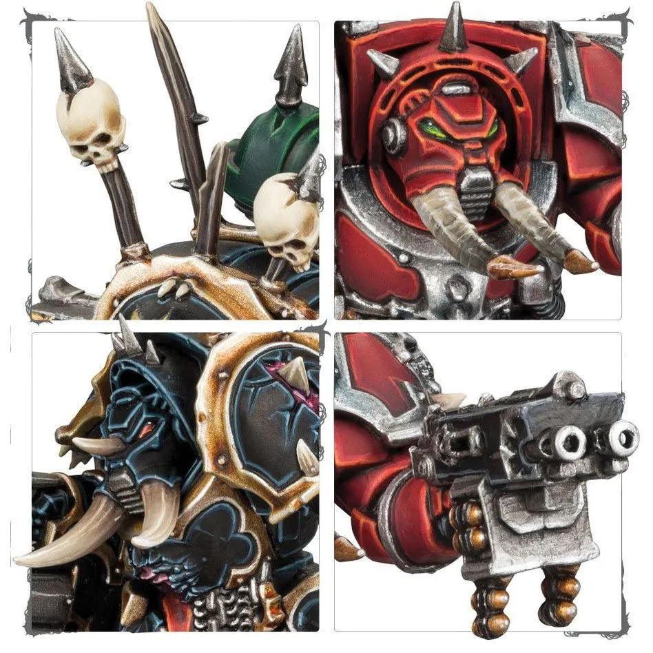 Games Workshop - Warhammer 40000 : Chaos Space Marines - Chaos Terminator Squad