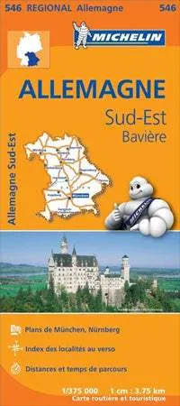 Germany South-East Road Map by Michelin (2013)