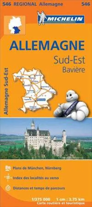 Germany South-East Road Map by Michelin (2013)