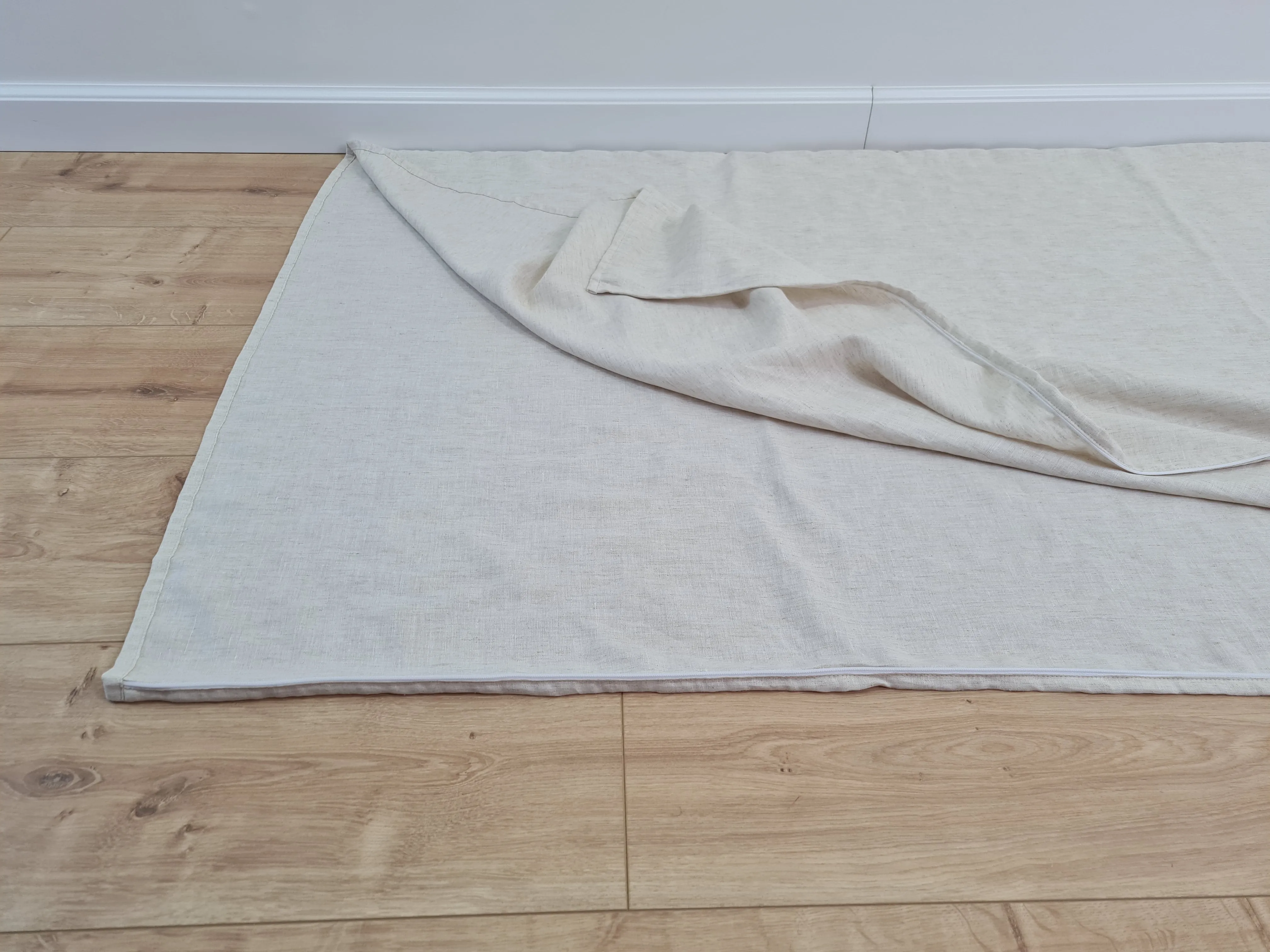 HEMP Sleeping Bag Liner with Zipper for Camping Hiking Hostel Travel organic non-dyed hemp fabric custom made