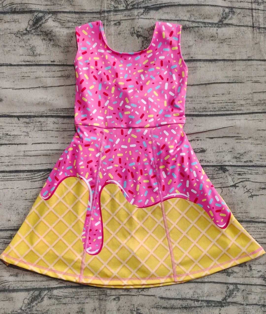 Ice cream drip yoga skorts dress
