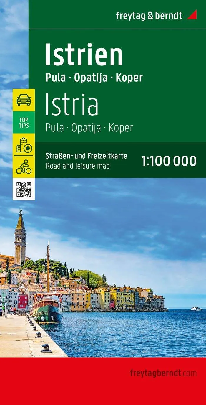 Istria Road Map by Freytag & Berndt (2024)