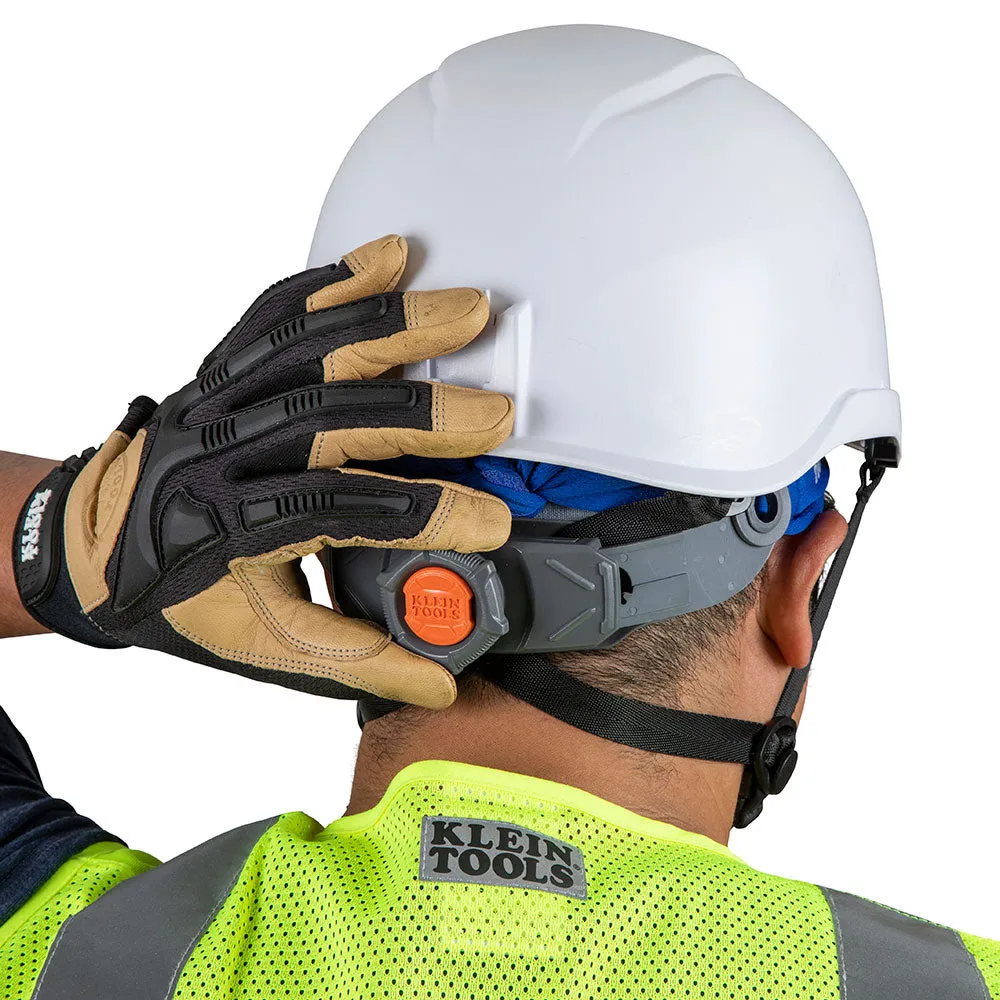 Klein 60564 Safety Helmet, Type-2, Non-Vented Class E, White