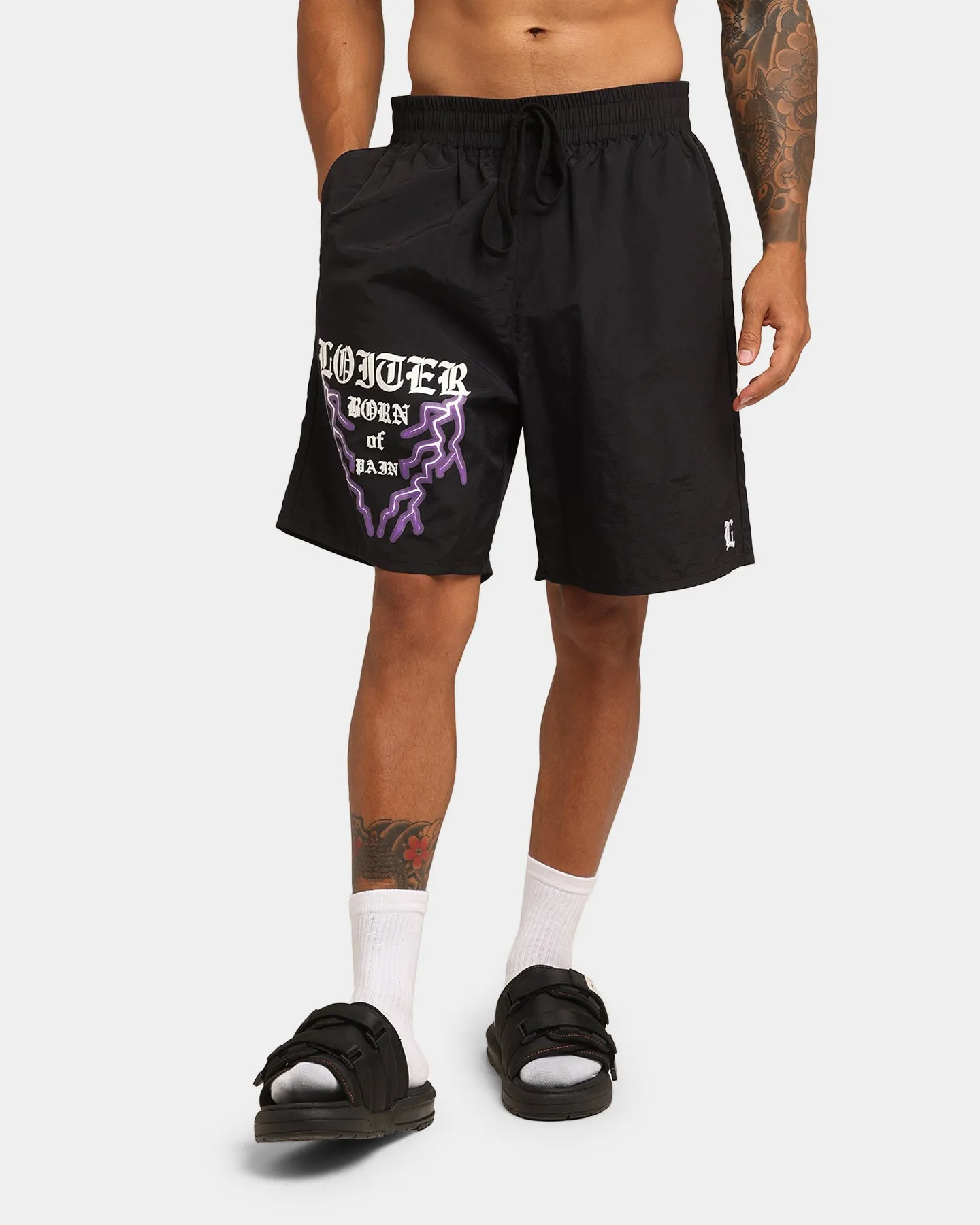 Loiter Born Of Pain Shorts Black
