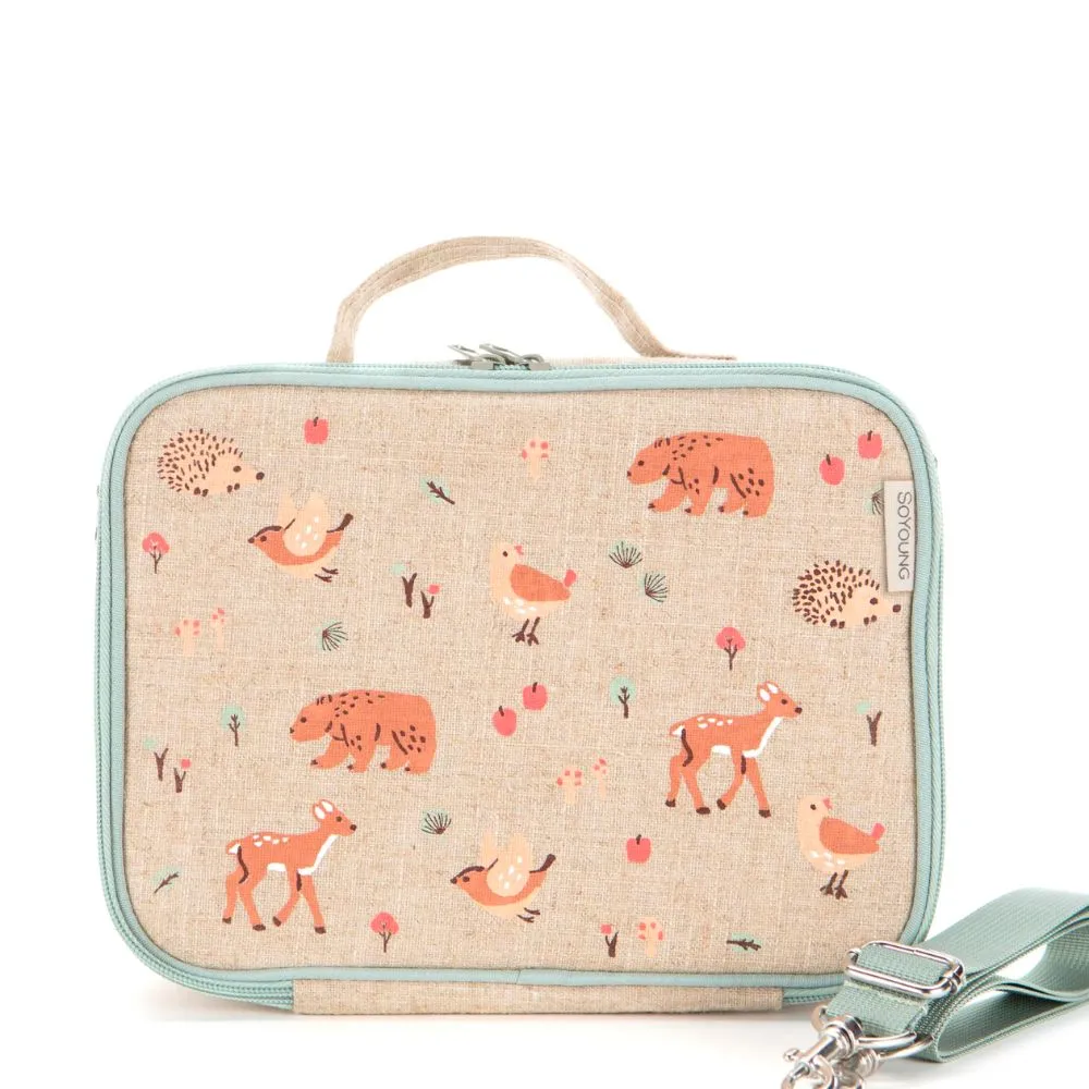 Lunch Box Raw Linen - Forest Friends