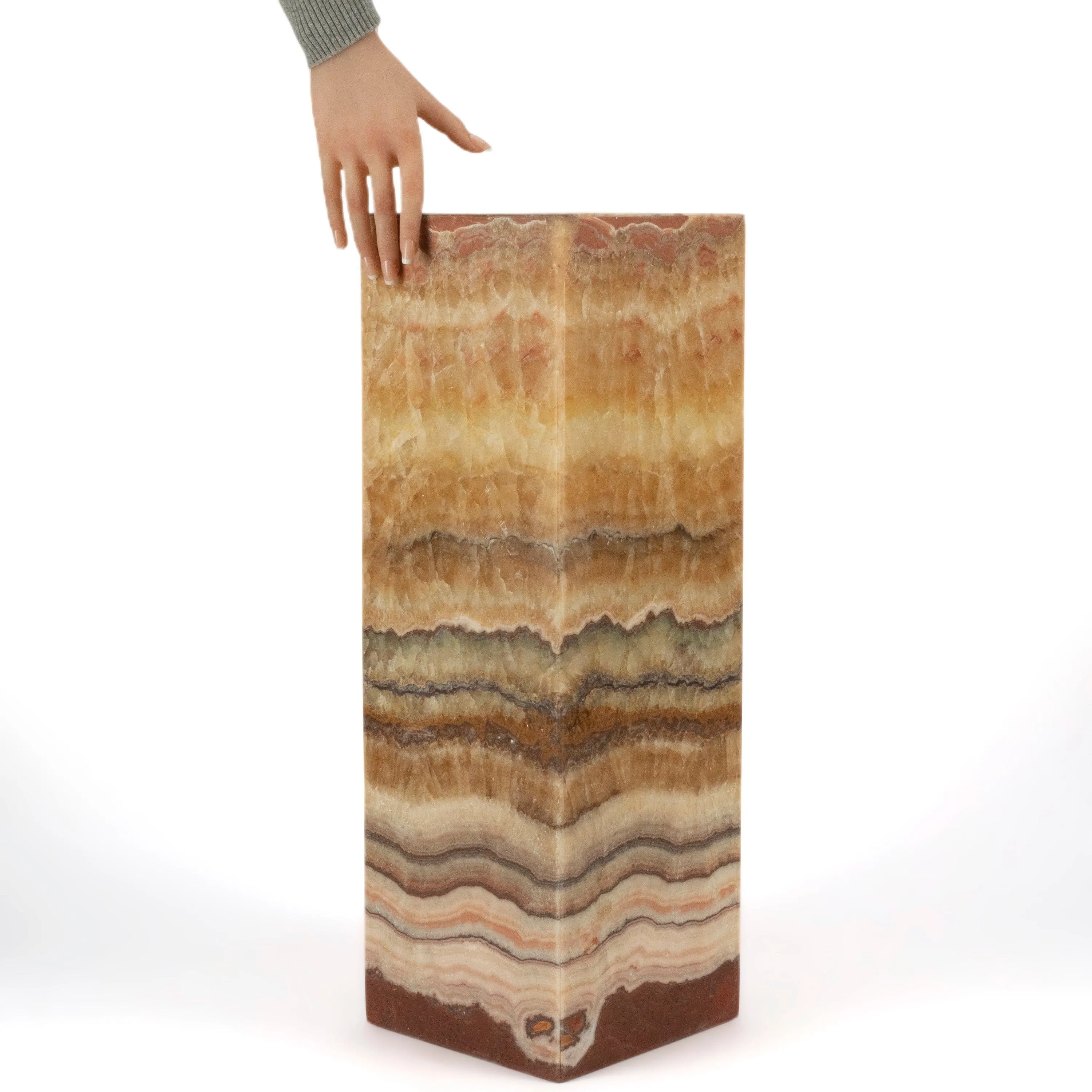 Natural Onyx Lamp Light Tower - 24