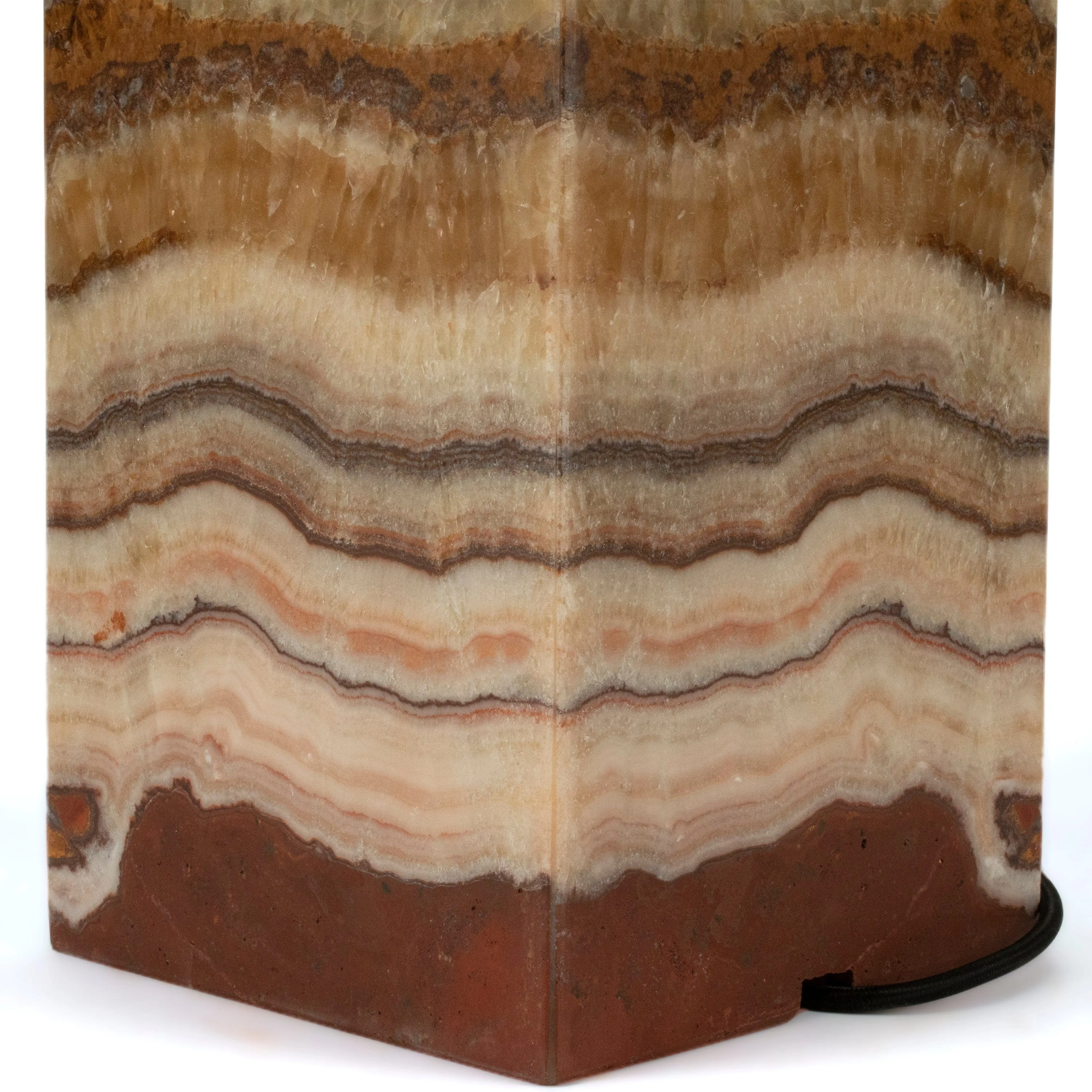 Natural Onyx Lamp Light Tower - 24