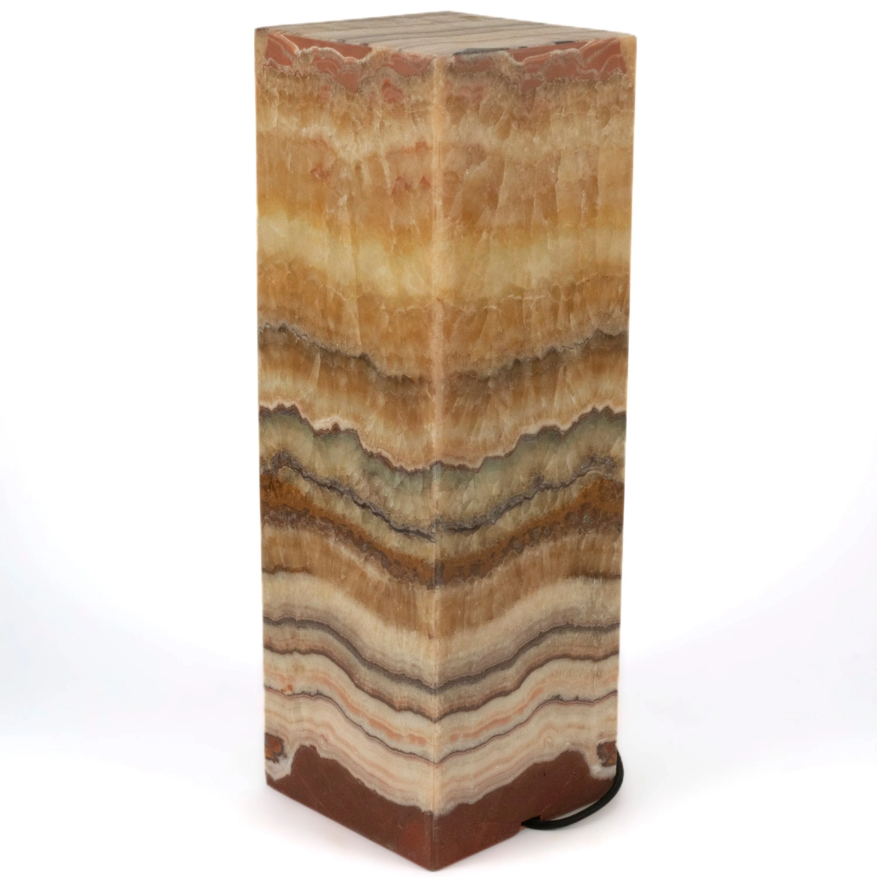 Natural Onyx Lamp Light Tower - 24