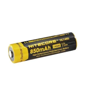 NiteCore NL1485 14500 850mAh Li-on Rechargeable Battery