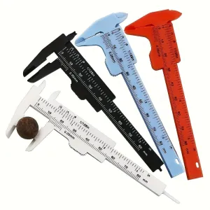 Precision Mini Plastic Sliding Vernier Caliper for Accurate Measurements