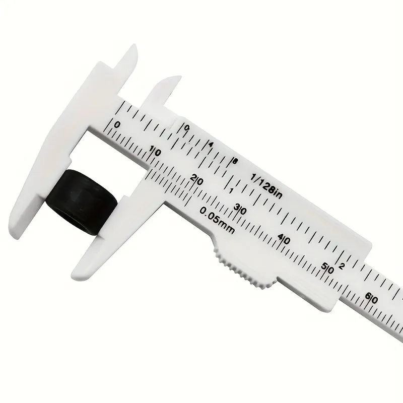 Precision Mini Plastic Sliding Vernier Caliper for Accurate Measurements