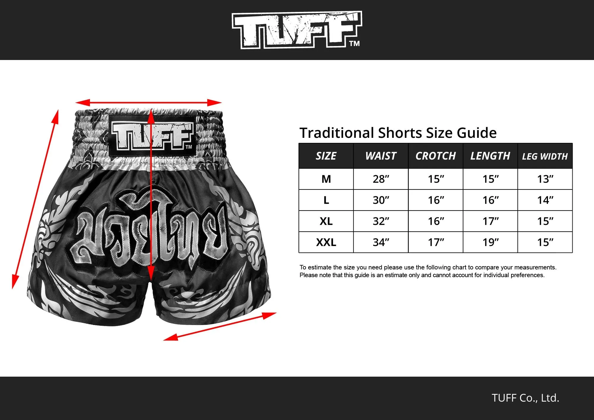 TUFF Muay Thai Shorts Ashigaru MS656 Samurai