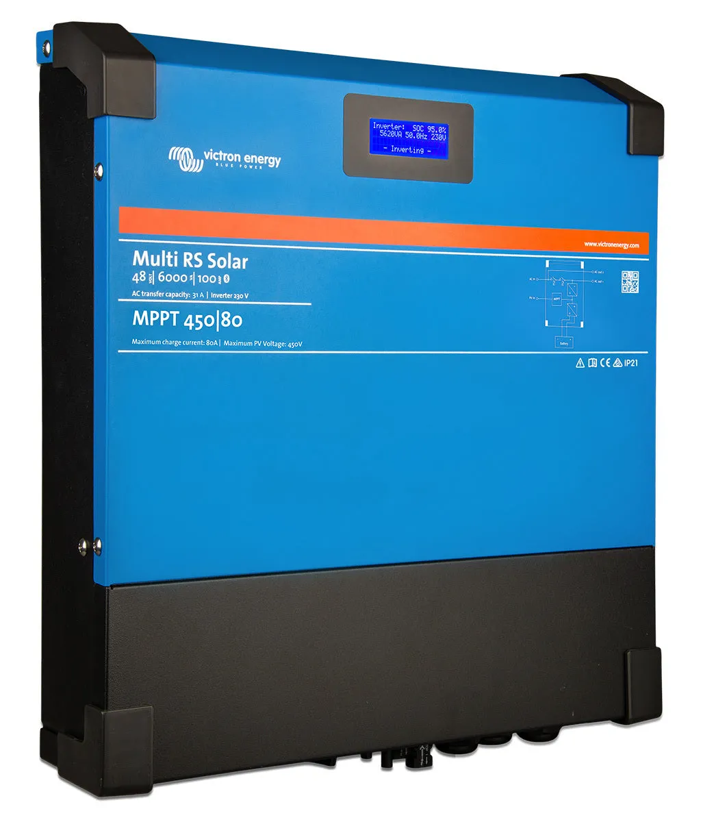 VICTRON MULTI RS SOLAR 48/6000/100-450/80 1 TRACKER HYBRID INVERTER/CHARGER