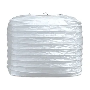 White Party Square Paper Lanterns (2 per Package)